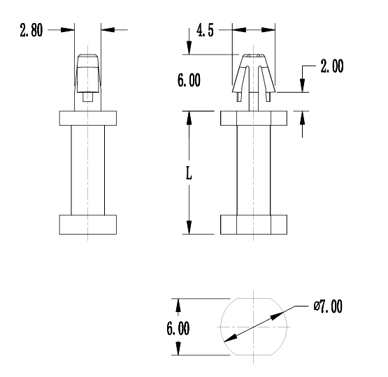 PCB Standoff DCB-8